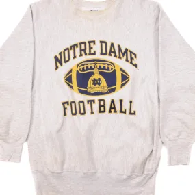 VINTAGE CHAMPION REVERSE WEAVE NOTRE DAME FOOTBALL SWEATSHIRT 1990S LARGE