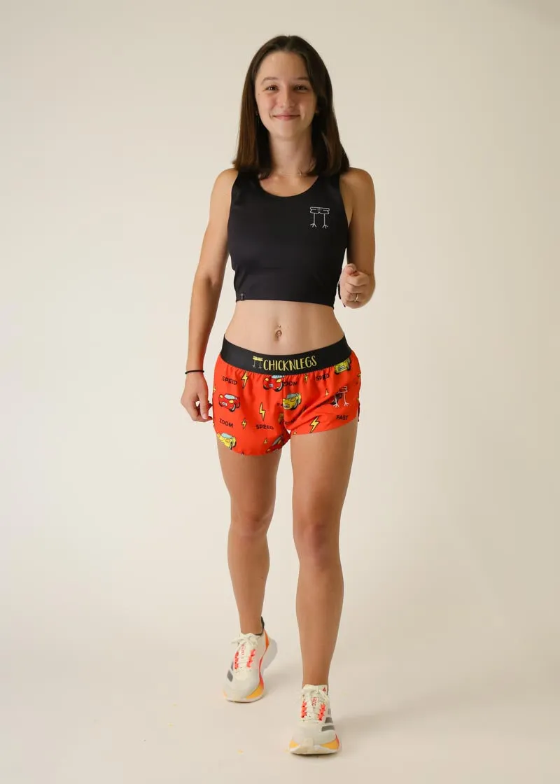 Women's Cars 1.5" Split Shorts