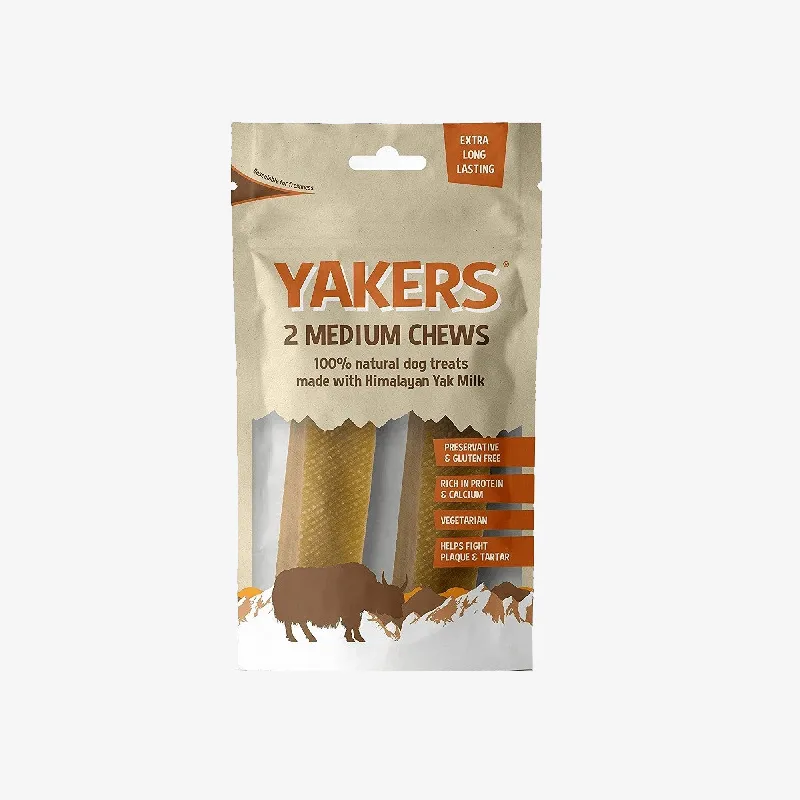 Yakers Vegetarian Chew Medium - 2 Pack